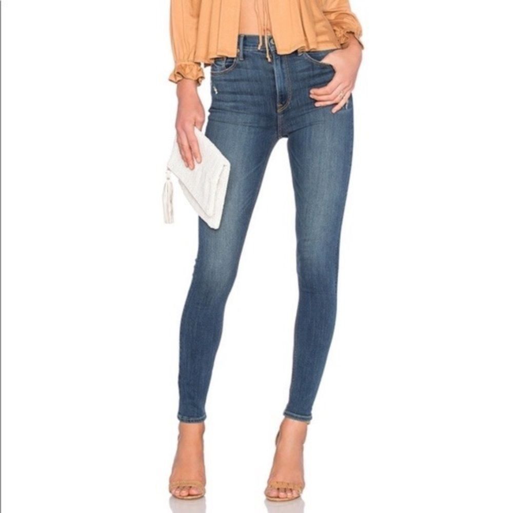 GRLFRND Skinny Jeans in Classic Blue